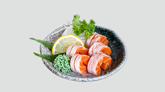 Salmon Belly Sashimi