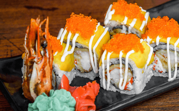 Tempura Prawn Mango Maki